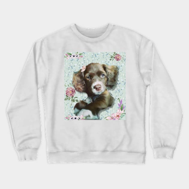 dog Crewneck Sweatshirt by shirleyt21